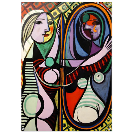 girl before a mirror by pablo picasso 1932