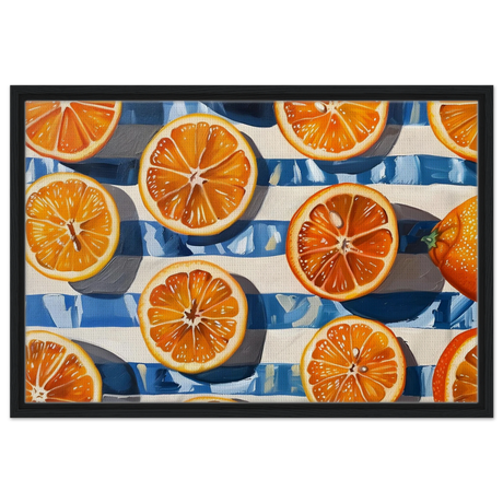citrus splash wall art print30x45 cm / 12x18″Framed Canvas