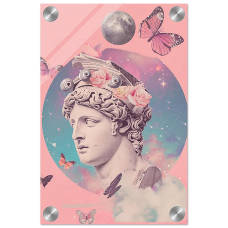 divine daydream neo classical cosmic reverie wall art print70x100 cm / 28x40″Brushed Aluminum Print