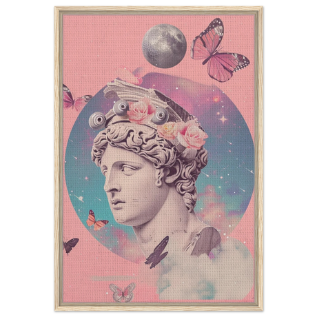 divine daydream neo classical cosmic reverie wall art print50x75 cm / 20x30″Framed Canvas