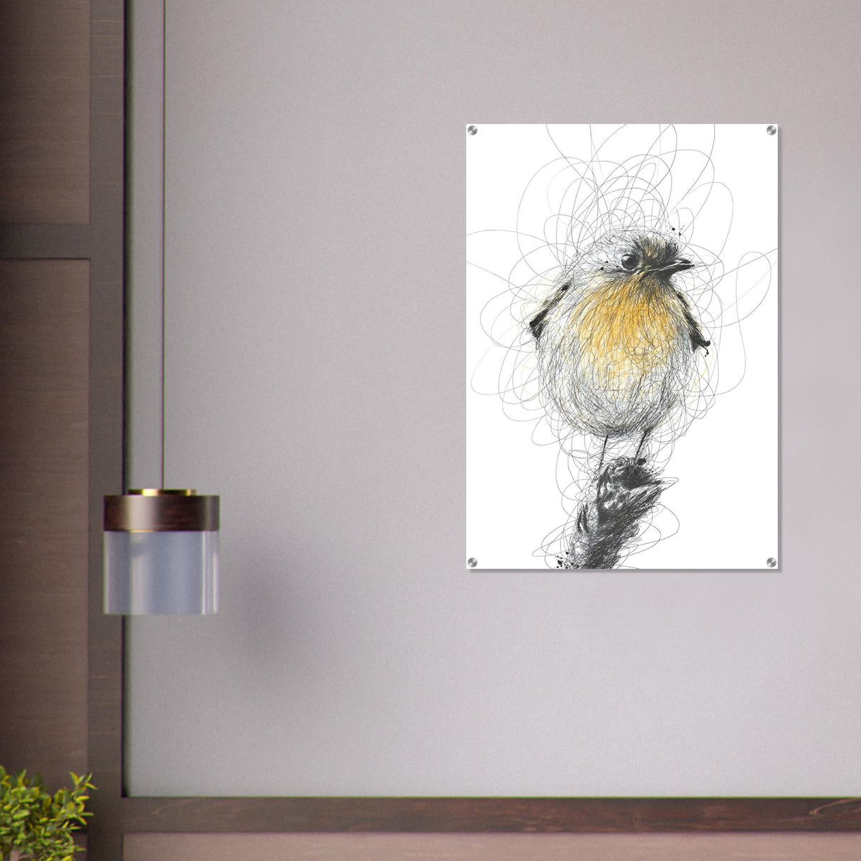 da vinci minimalist wall art 3