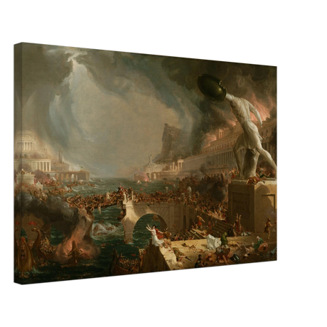 the course of empire destruction by thomas cole classic historical art print20x30 cm / 8x12″Acrylic Print