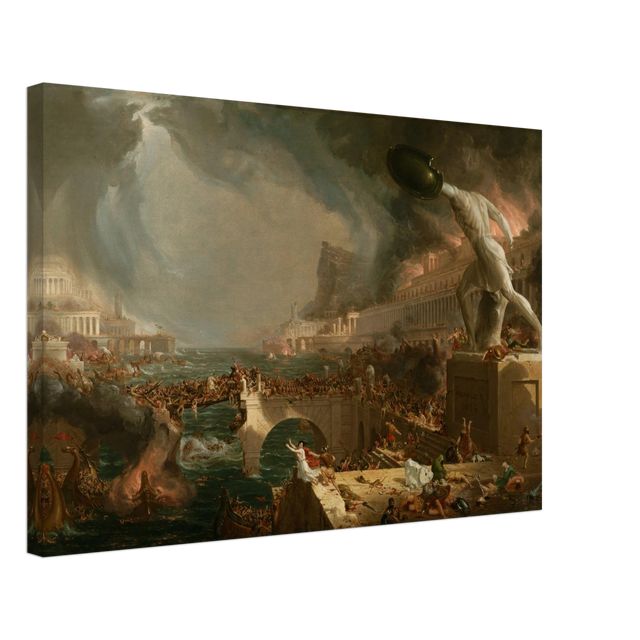 the course of empire destruction by thomas cole classic historical art print20x30 cm / 8x12″Acrylic Print
