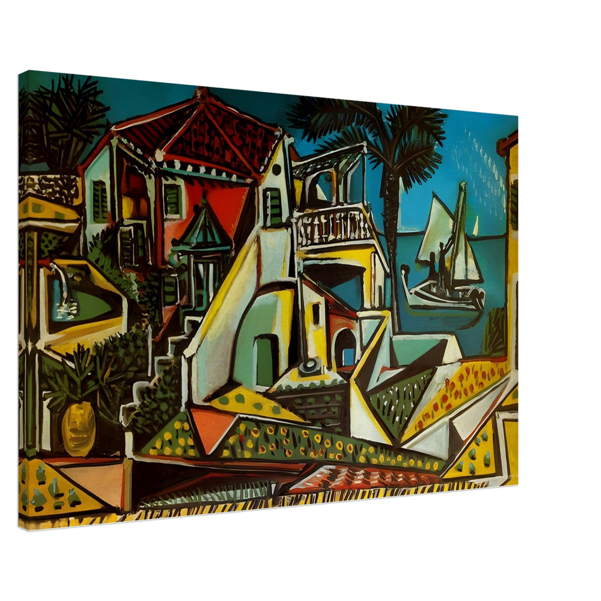mediterranean landscape by pablo picasso