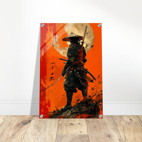  pop art wall art print japanese samurai