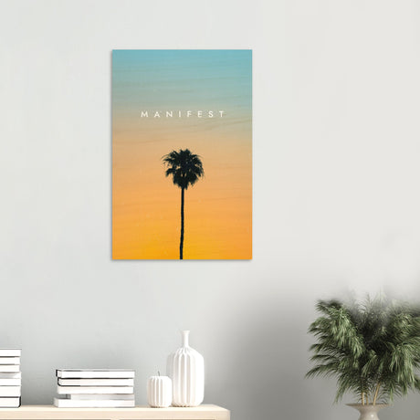 da vinci motivational wall art manifest