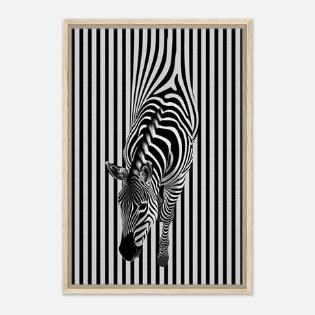  minimalist wall art wildlife zebra