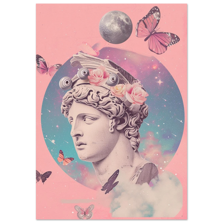 divine daydream neo classical cosmic reverie wall art print20x30 cm / 8x12″Aluminum Print
