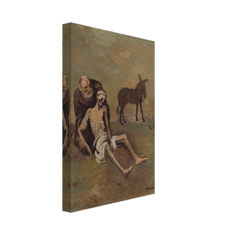The Good Samaritan by CypriÃ¡n MajernÃ­k â€“ Expressionist Biblical Wall Art PrintCanvas70x100 cm / 28x40â€³