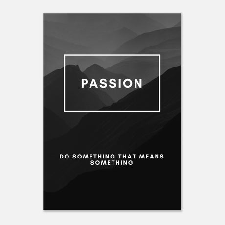 motivational wall art passion