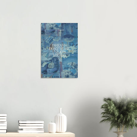 da vinci motivational wall art dreams