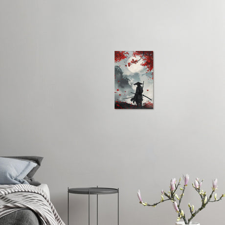  pop art wall art print japanese samurai 1