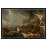 the course of empire destruction by thomas cole classic historical art print30x45 cm / 12x18″Canvas