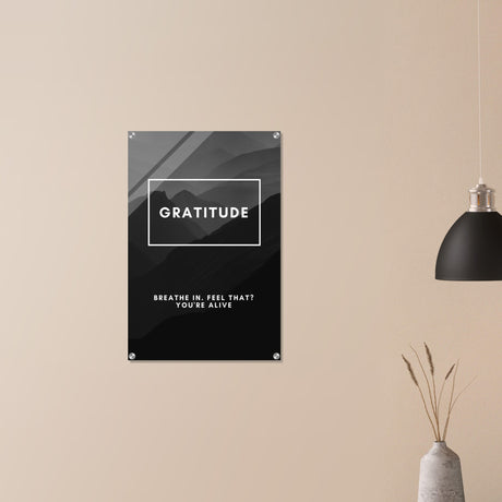  motivational wall art gratitude