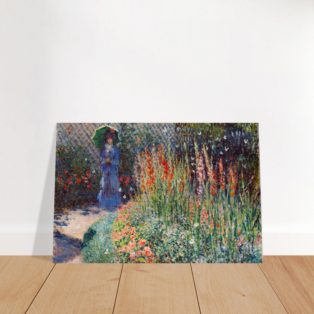 rounded flower bed corbeille de fleurs by claude monet