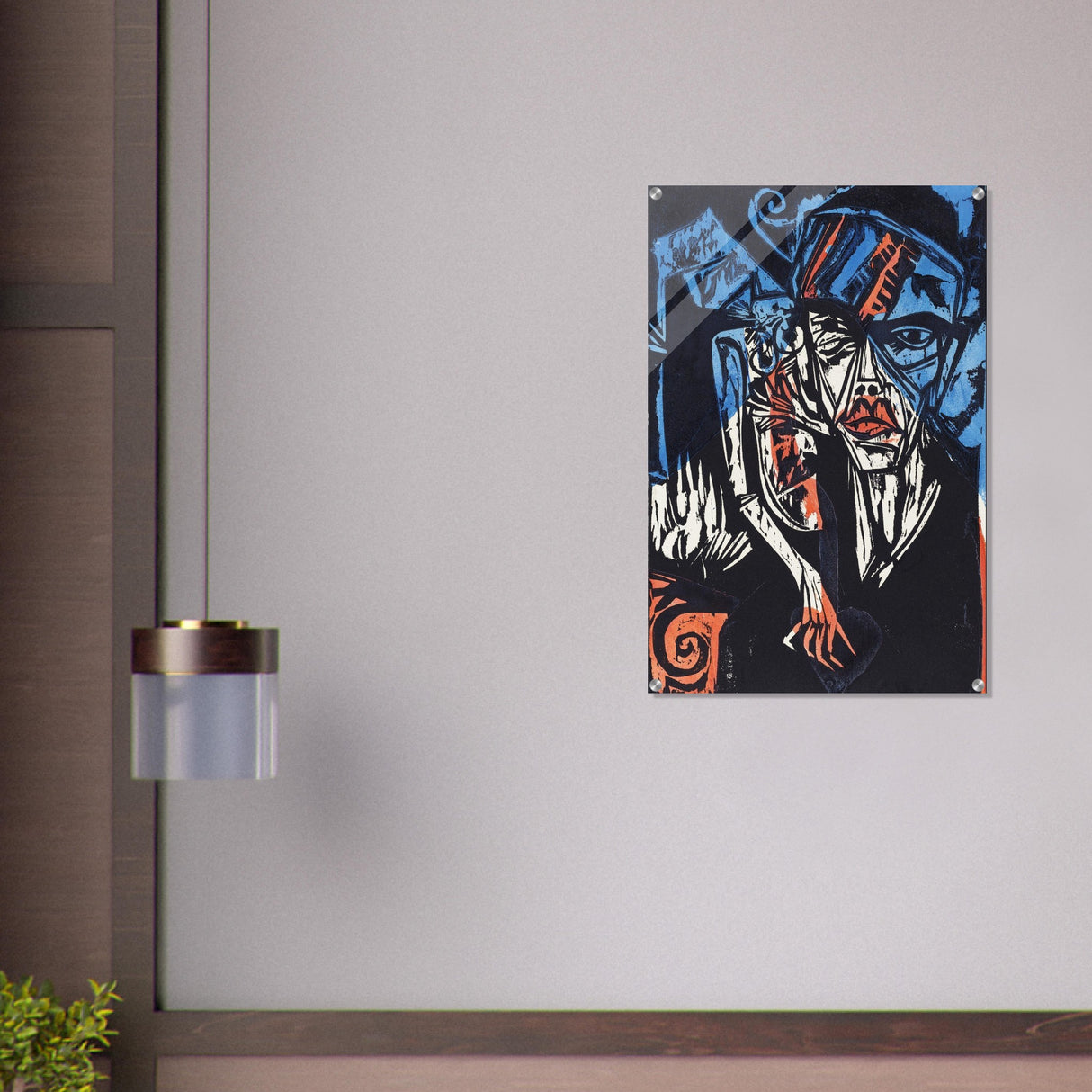 the agonies of love by ernst ludwig kirchner wall art print