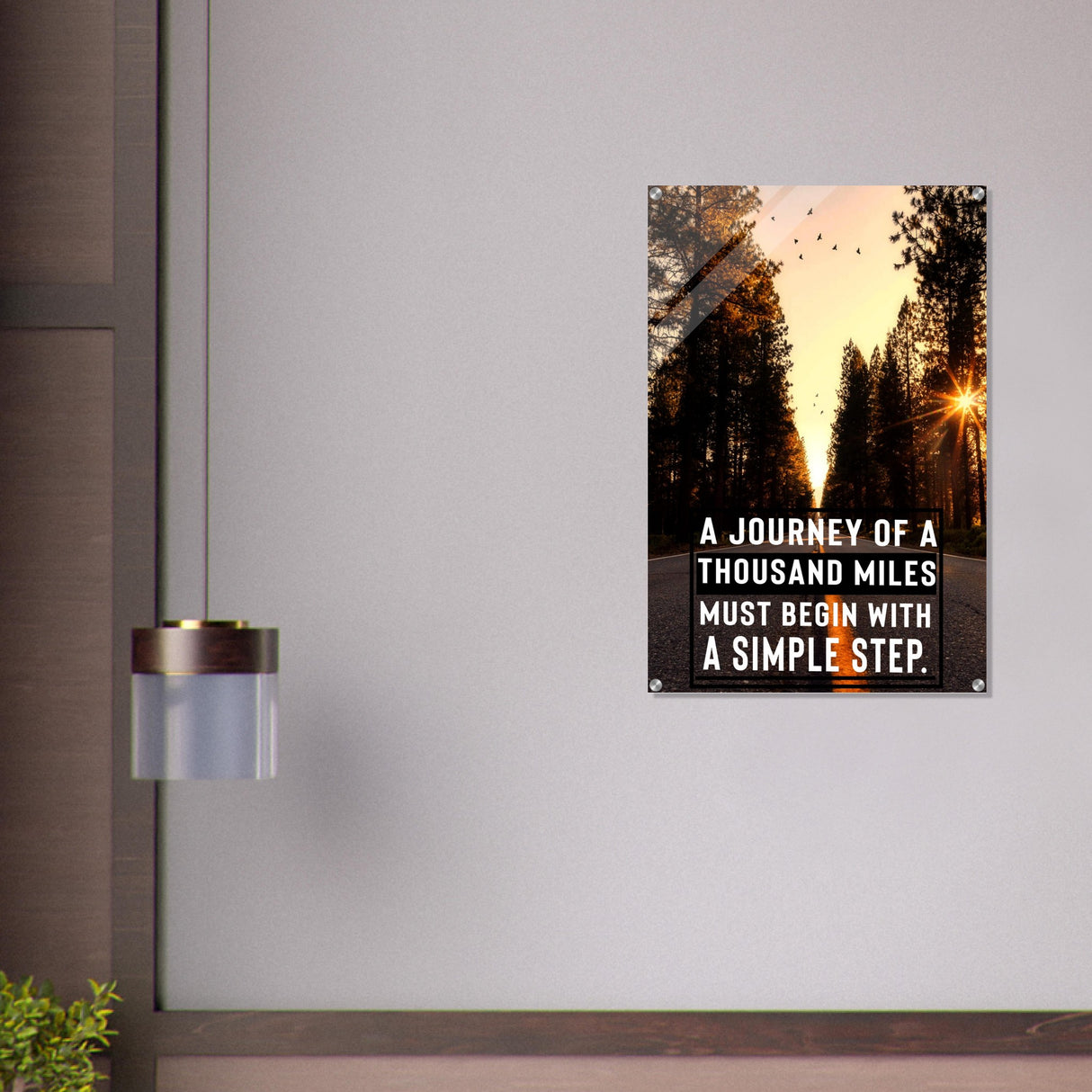 da vinci motivational wall art the simple step
