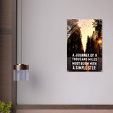 da vinci motivational wall art the simple step