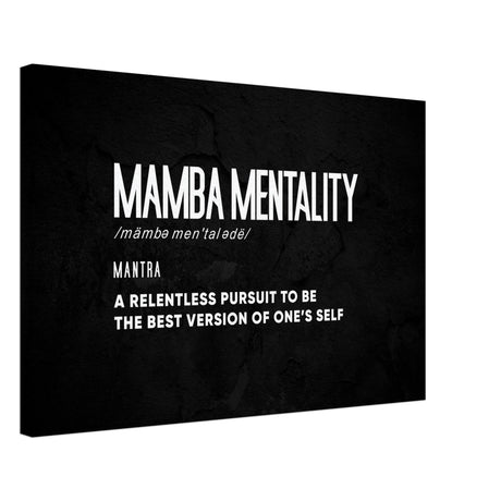  motivational wall art mamba mentality