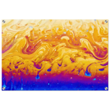Lava Dreamscape â€“ Fluid Abstract Wall Art PrintFramed Canvas30x45 cm / 12x18â€³