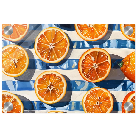 citrus splash wall art print40x60 cm / 16x24″Framed Canvas