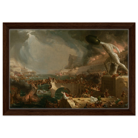 the course of empire destruction by thomas cole classic historical art print40x60 cm / 16x24″Acrylic Print