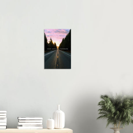 da vinci motivational wall art moving forward