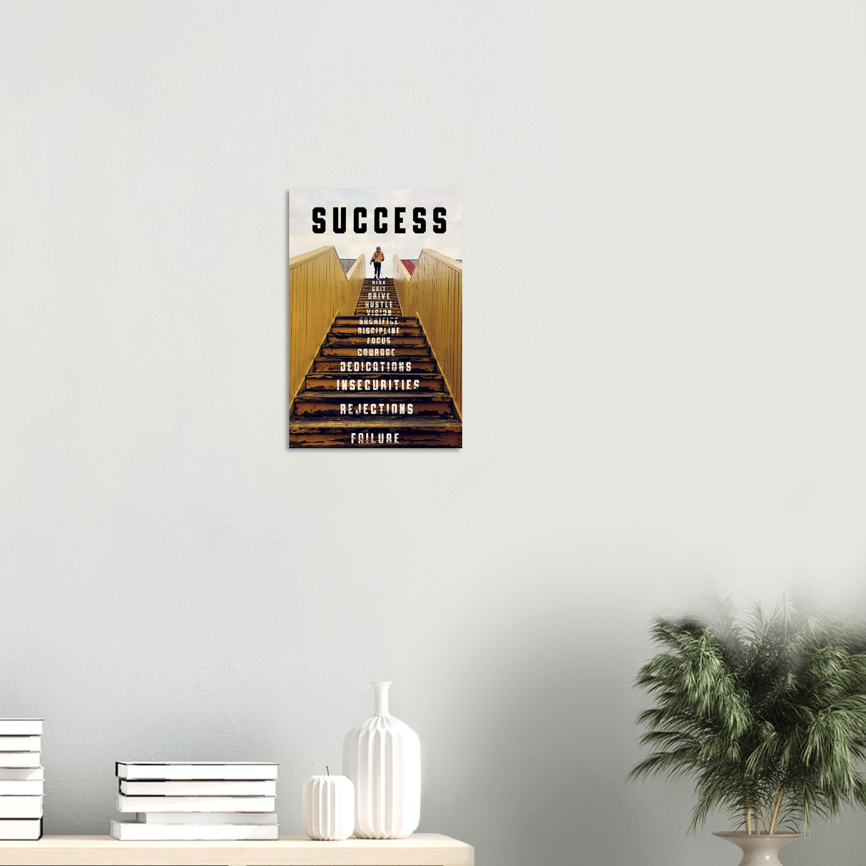 da vinci motivational wall art success 1