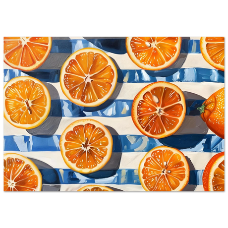 citrus splash wall art print20x30 cm / 8x12″Aluminum Print