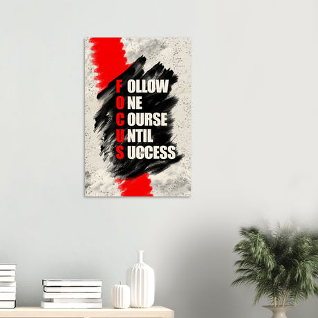 da vinci motivational wall art follow one course