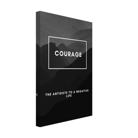 da vinci motivational wall art courage