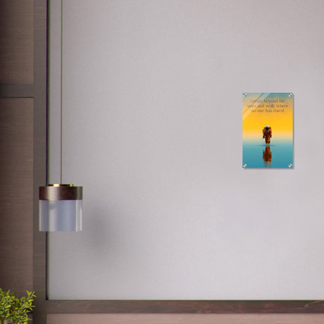 da vinci motivational wall art dare