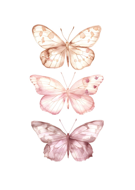 blue breeze wings v02 watercolor butterfly elegance wall art print 6 design optionsDesign Option 120x30 cm / 8x12"