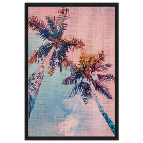 sunset palms wall art print40x60 cm / 16x24″Wood Prints