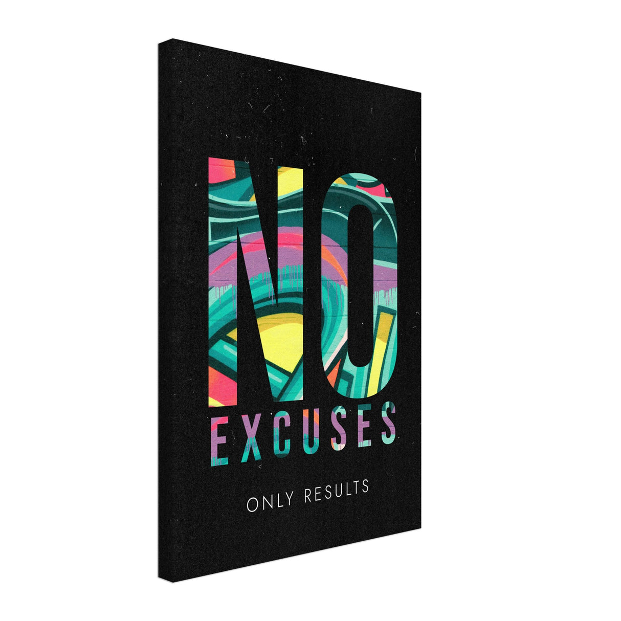 da vinci motivational wall art no excuses