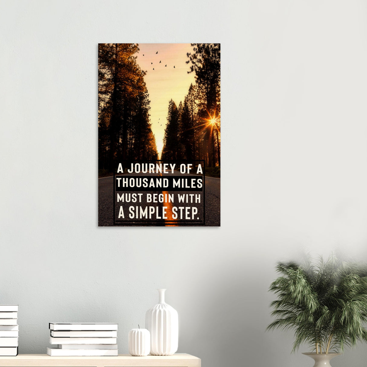 da vinci motivational wall art the simple step