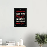 da vinci motivational wall art willing