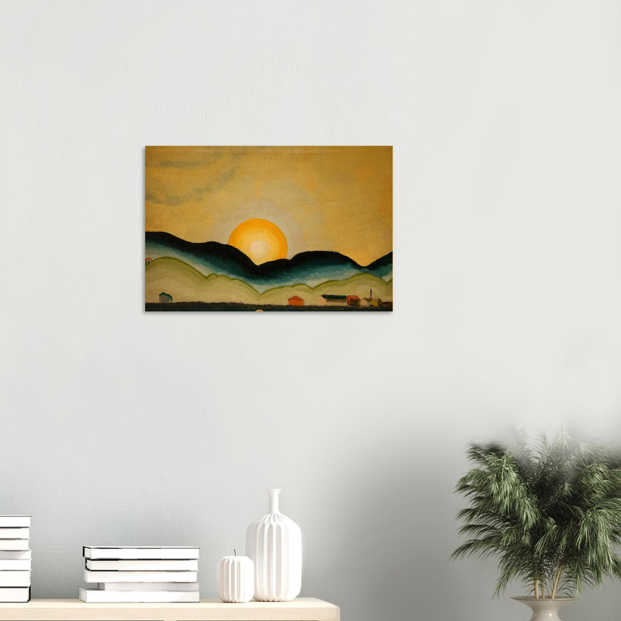sunrise north harbor by arthur dove