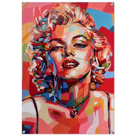 monroe mosaic wall art print40x60 cm / 16x24″Framed Canvas
