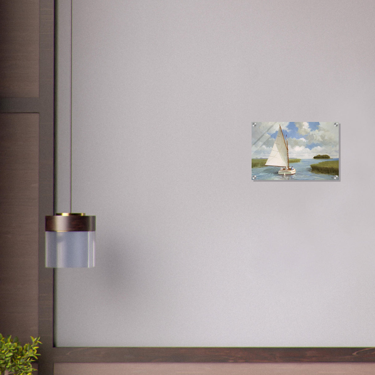 da vinci nature wall art boat