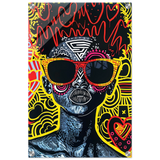 electric royalty afro futurist pop expression wall art print60x90 cm / 24x36″Fine Art Poster