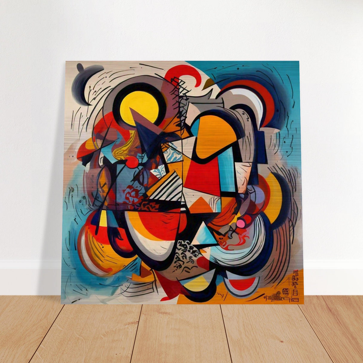 da vinci geometric modern art 7
