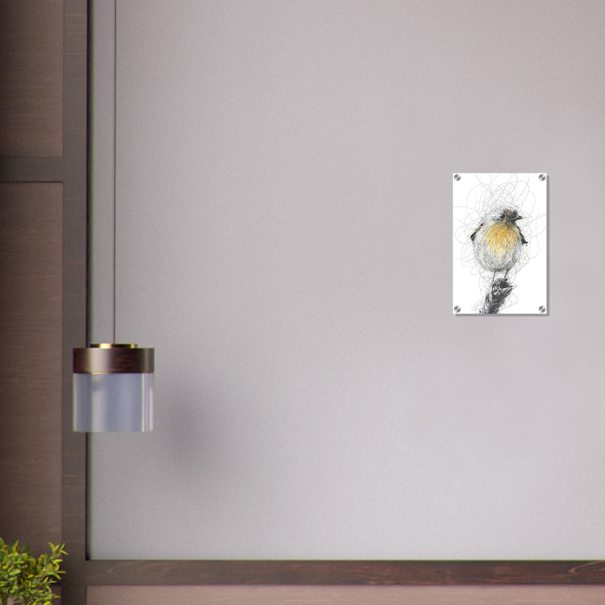 da vinci minimalist wall art 3
