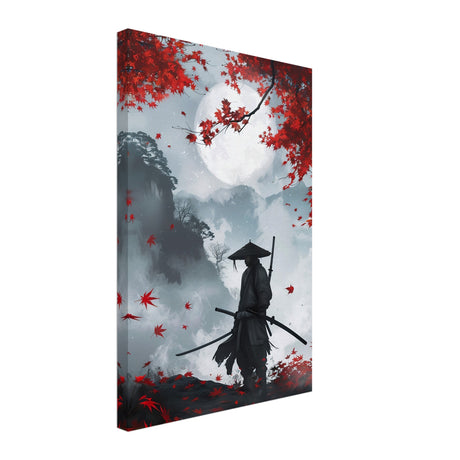  pop art wall art print japanese samurai 1