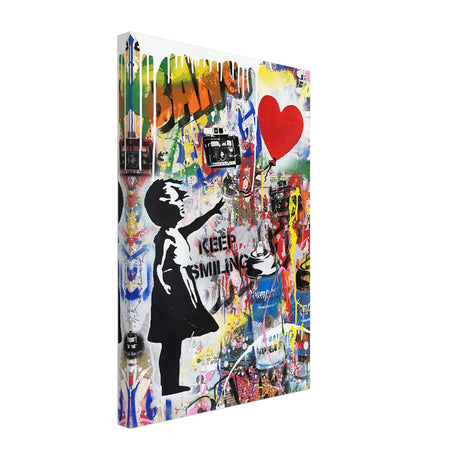 da vinci pop art wall art smile