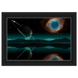 celestial reflections a portal beyond the stars wall art print40x60 cm / 16x24″Aluminum Print