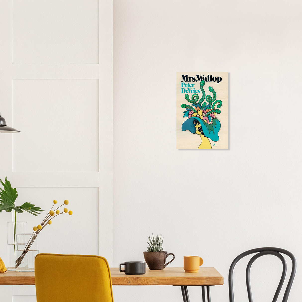  pop art wall art print mrs wallop