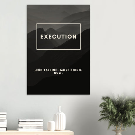 da vinci motivational wall art execution