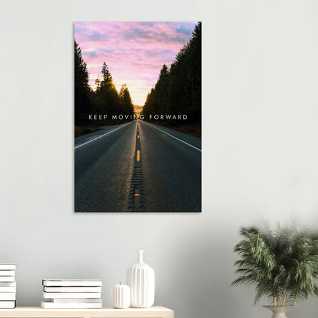 da vinci motivational wall art moving forward