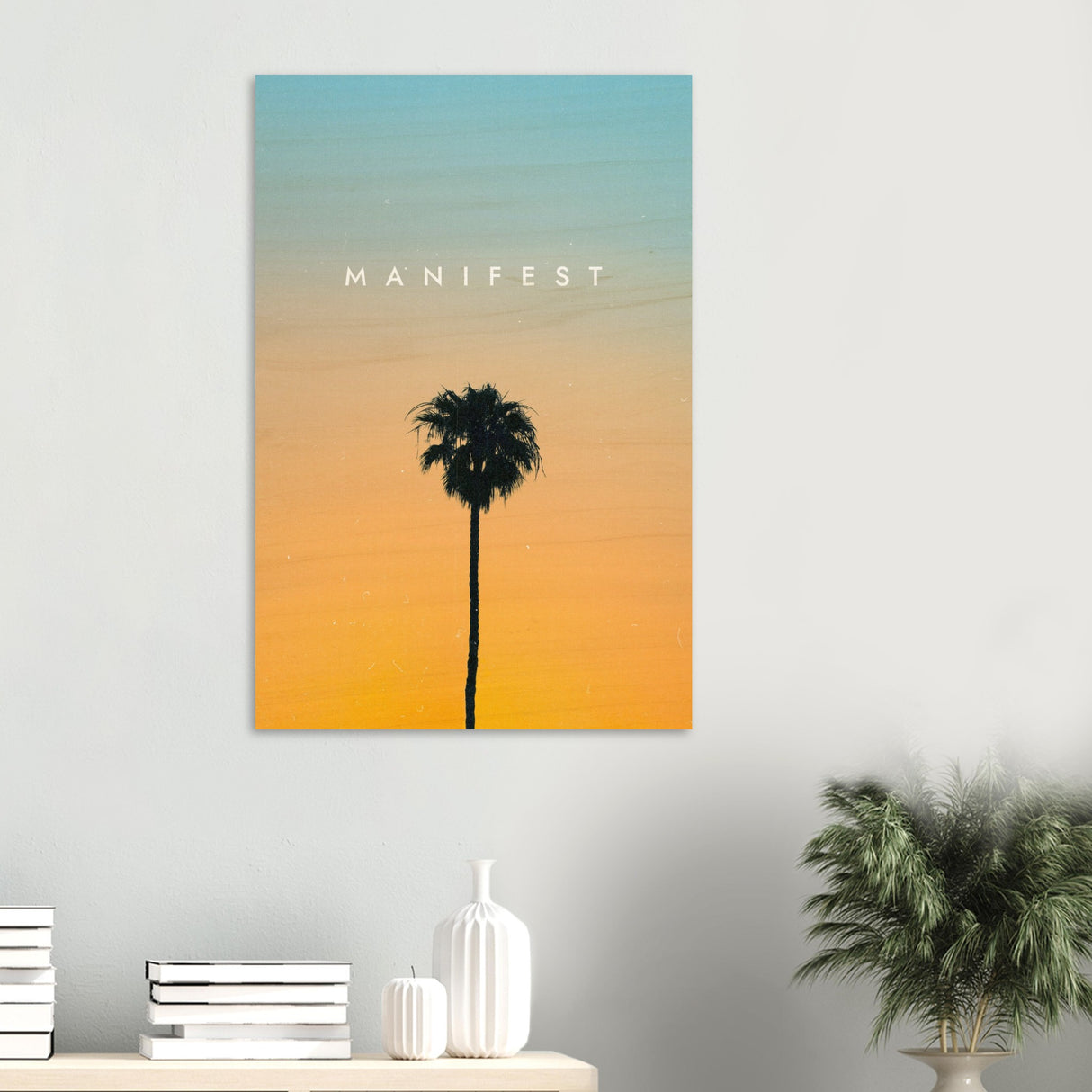 da vinci motivational wall art manifest